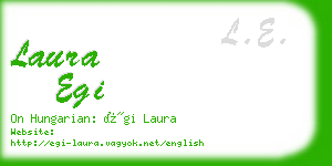 laura egi business card